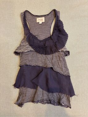 Anthropologie Ruffle tank